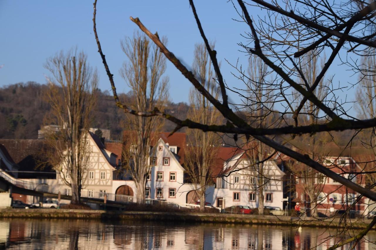 Maindrei - Schlafen Am Fluss Hotell Margetshöchheim Eksteriør bilde